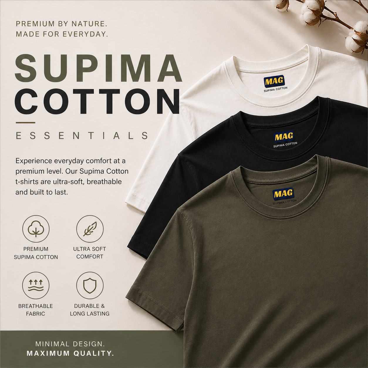 Premium Supima Tees