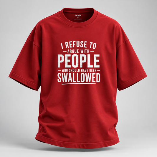 Swallowed - Unisex Terry Oversized Tee