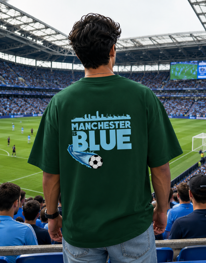 Manchester City Fan Unisex Terry Oversized Tee