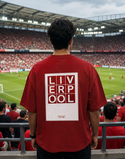 Liverpool Fan Unisex Terry Oversized Tee