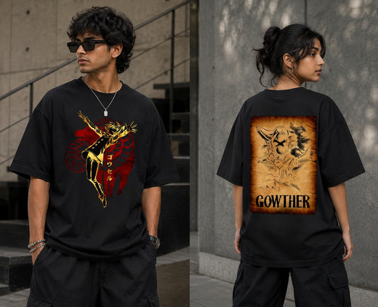 7 Deadly Sins Gowther - Unisex Oversized Classic T-Shirt (Front & Back Print)