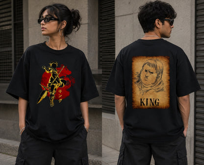 7 Deadly Sins King - Unisex Oversized Classic T-Shirt (Front & Back Print)