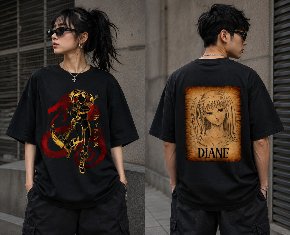 7 Deadly Sins Diane - Unisex Oversized Classic T-Shirt (Front & Back Print)