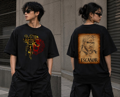 7 Deadly Sins Escanor - Unisex Oversized Classic T-Shirt (Front & Back Print)