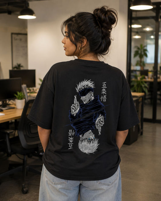 Jujutsu Kaisen - Unisex Oversized Classic T-Shirt (Front & Back Print)