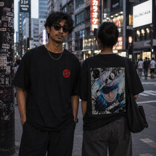 Jujutsu Kaisen - Unisex Oversized Classic T-Shirt (Front & Back Print)