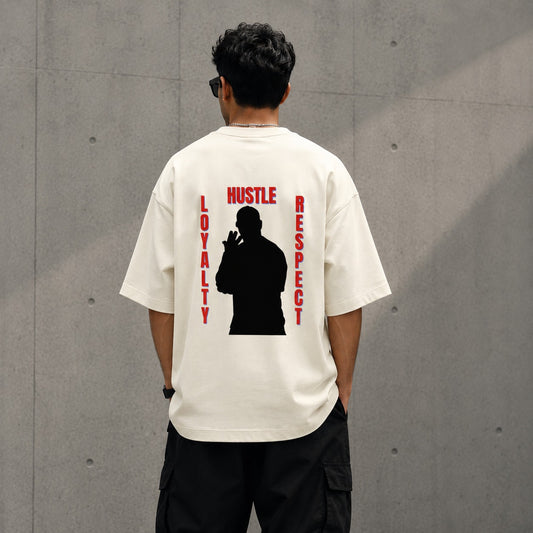 Hustle Loyalty Respect - Unisex Terry Oversized Tee